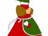 befana con sacco disegno