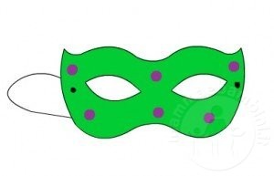 maschera verde