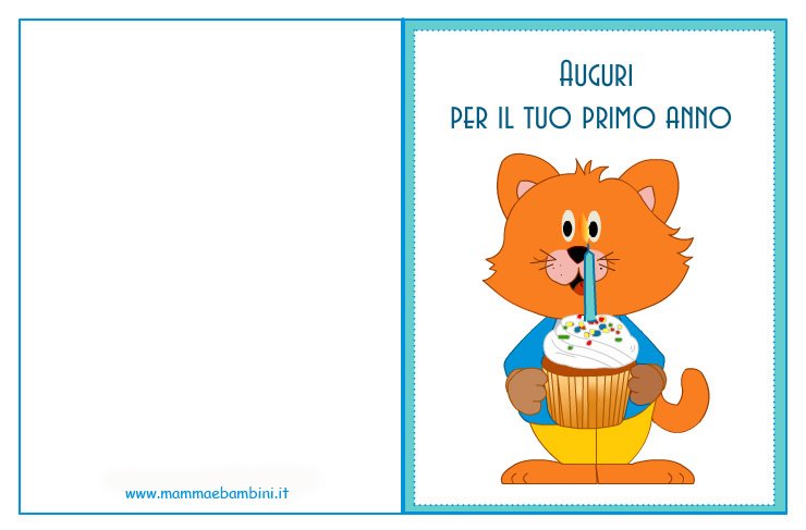Biglietti Auguri Compleanno 1 Anno Per Maschietto Mamma E Bambini