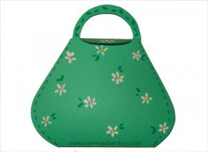 borsa_4 Lavoretti per Festa della mamma: borsa verde in lavoretti e addobbi festa della mamma