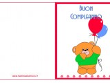 biglietto compleanno palloni
