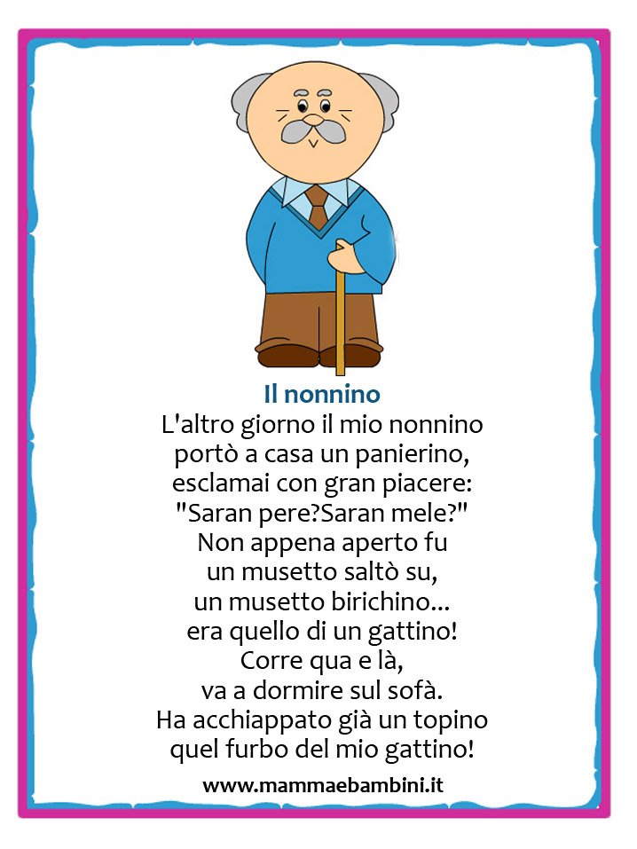 Carta Da Lettere Festa Dei Nonni Matitecolorate