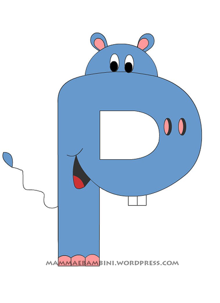Alfabetiere lettera P 1 lettera p