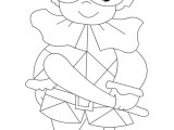 arlecchino da colorare