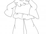 pulcinella da colorare