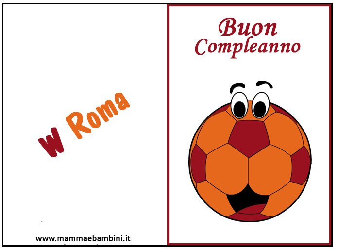 biglietto compleanno Roma