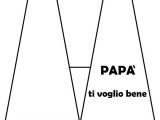 cravatta biglietto festa papà