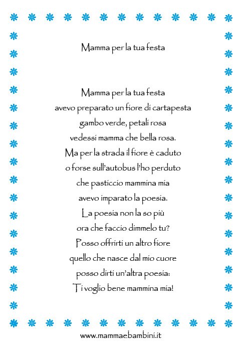 poesia festa mamma21