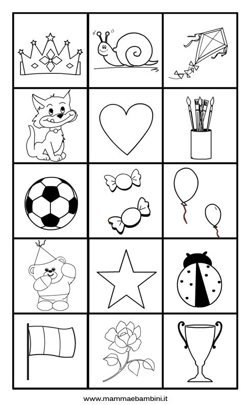 Contrassegni Da Colorare Per Scuola Dell Infanzia