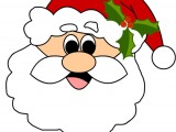 disegno babbo natale