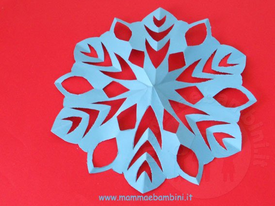 Come realizzare fiocchi di neve con la carta – mamma e bambini Come creare festoni di carta