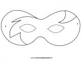 maschera da colorare