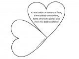 biglietto a forma di cuore