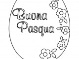 disegno uovo da colorare