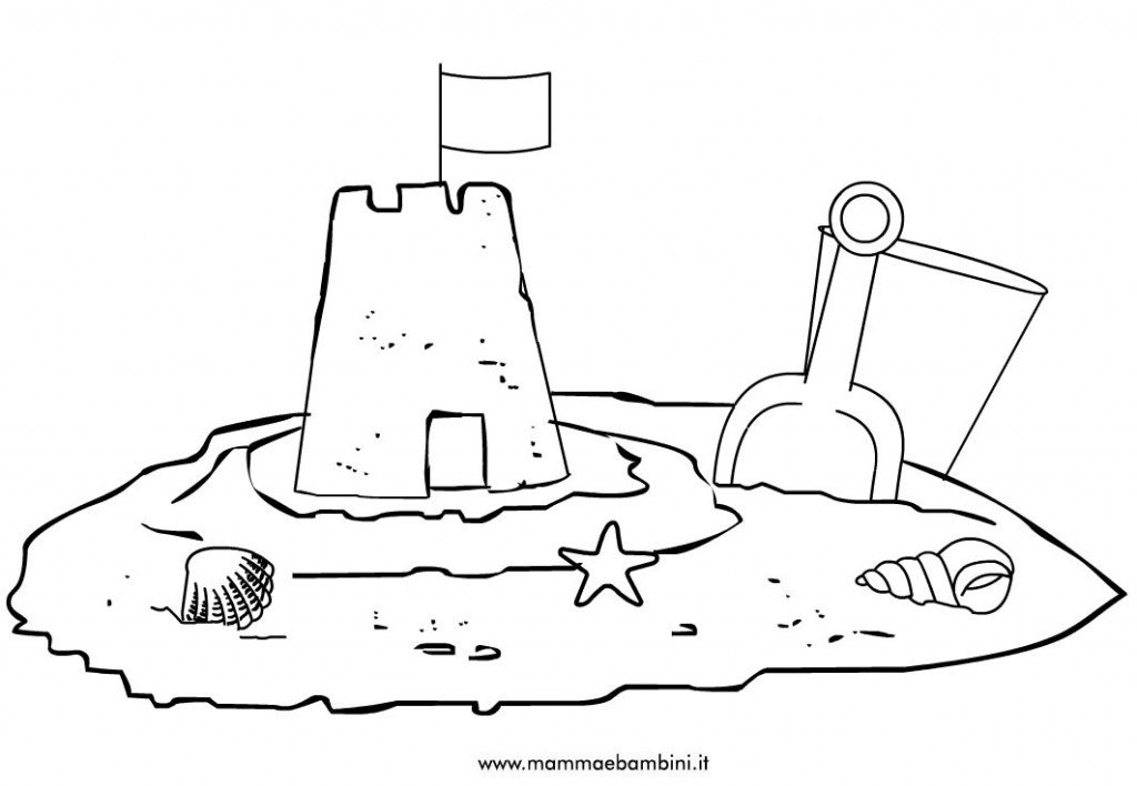 castello sabbia spiaggia