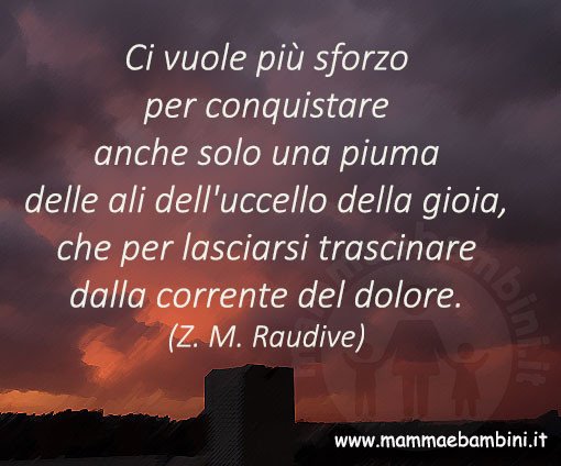 frase gioia dolore