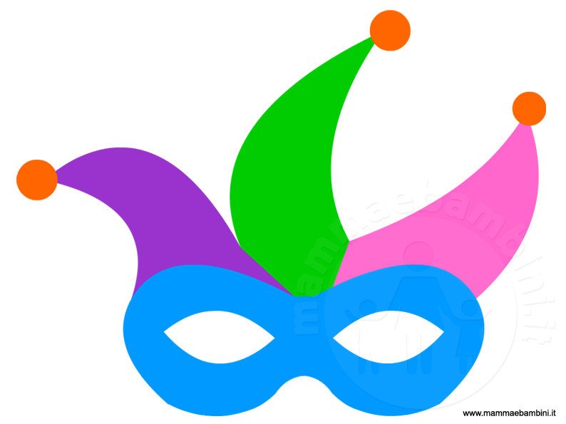Giullare mascherina per Carnevale 1 maschera-carnevale-giullare