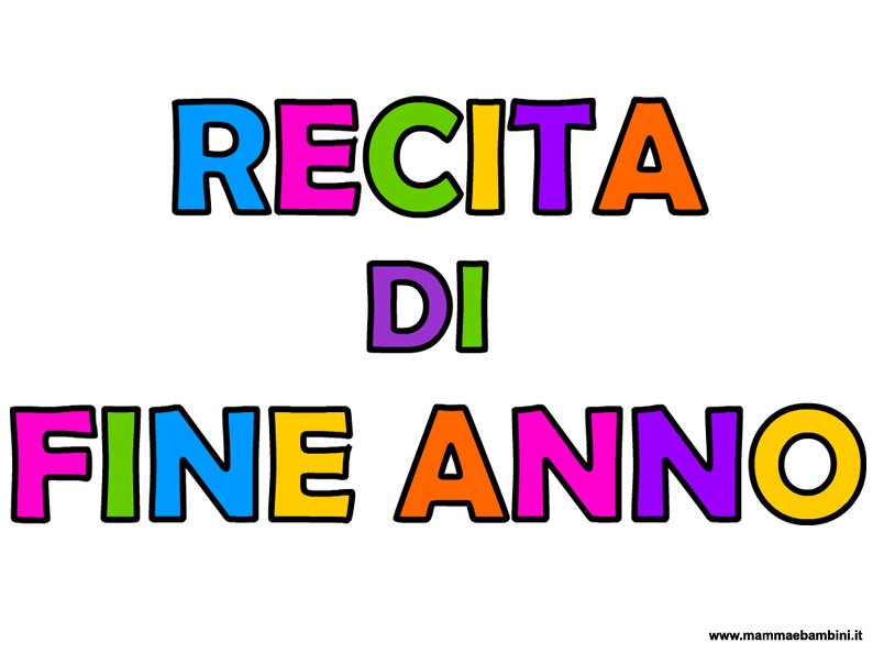 recita fine anno