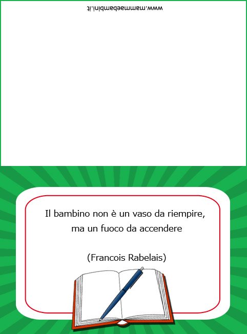 Biglietto per saluti scuola 1 biglietto-frase-bambino