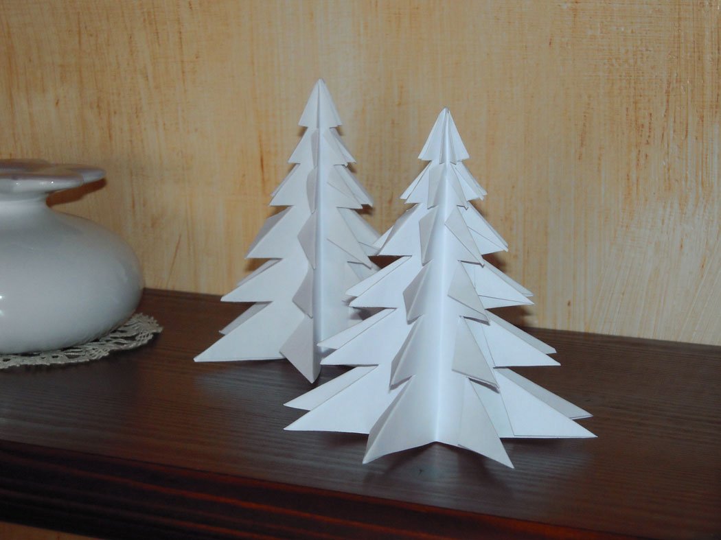 Albero di carta per Natale