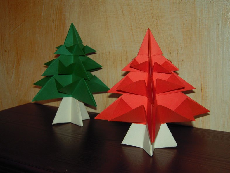 Disegni Di Natale 3d.Decorazioni Per Natale Albero Di Carta Mamma E Bambini