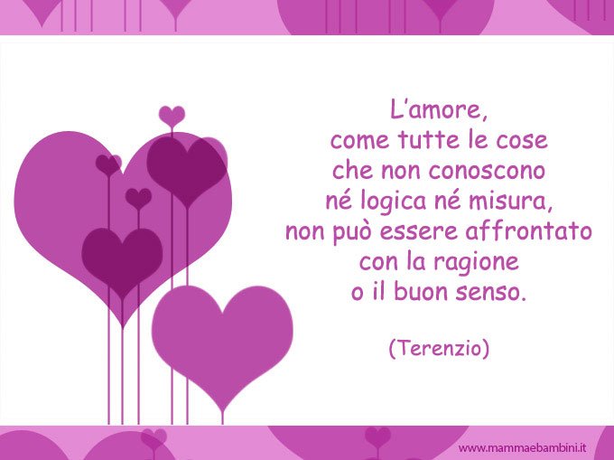 cartolina san valentino con frase sullamore