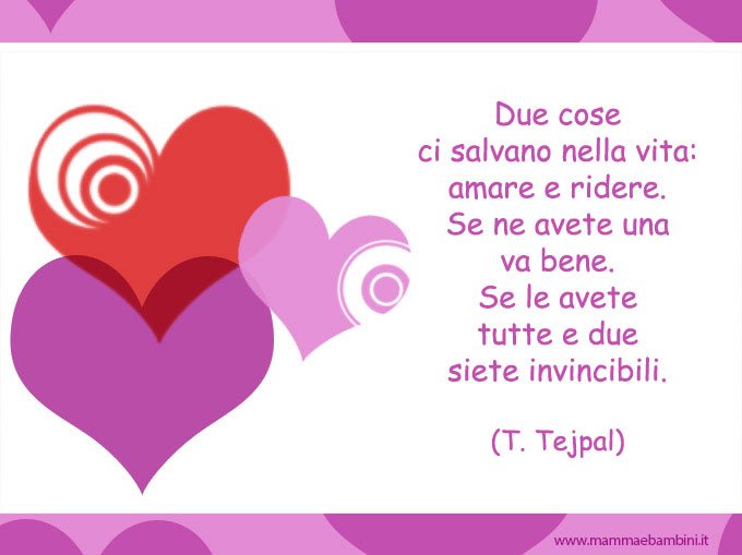 cartolina san valentino con frase