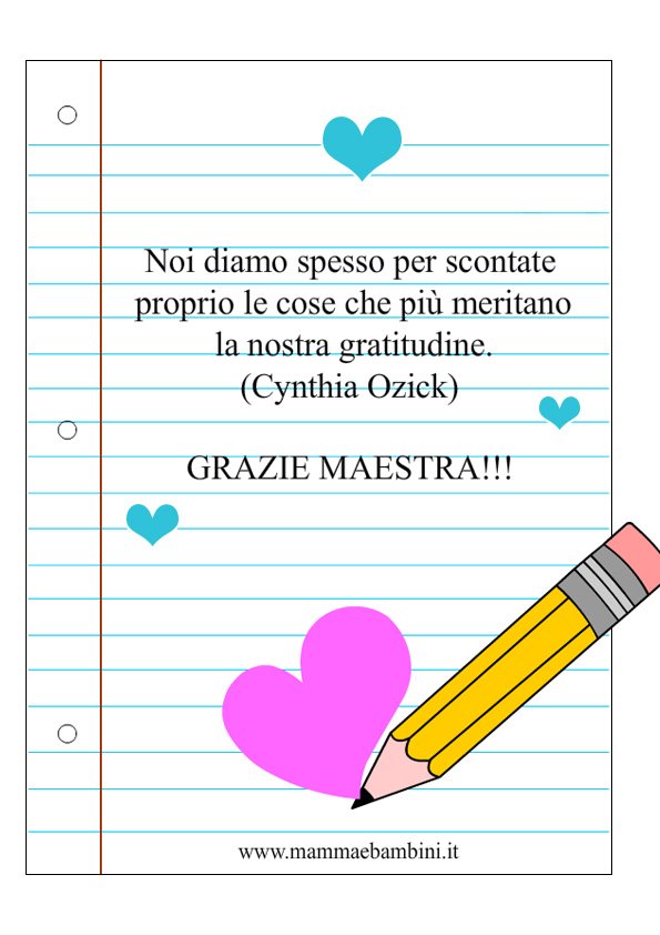 Poesie Di Natale Per Le Maestre.Frasi Maestra Per Saluti Fine Anno Mamma E Bambini