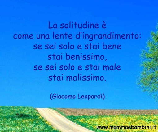 Frase del giorno 6 settembre - solitudine 1 frase-solitudine