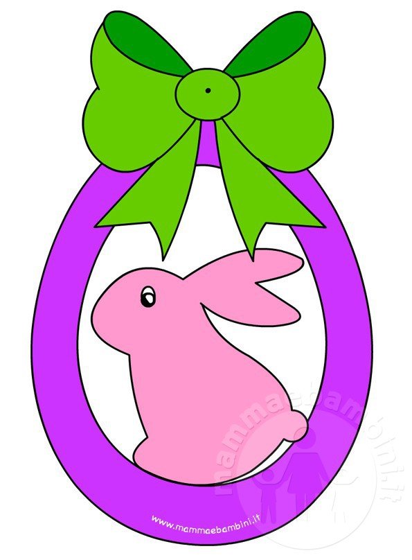 Decorazioni Pasqua con coniglio 1 Decorazioni Pasqua con coniglio