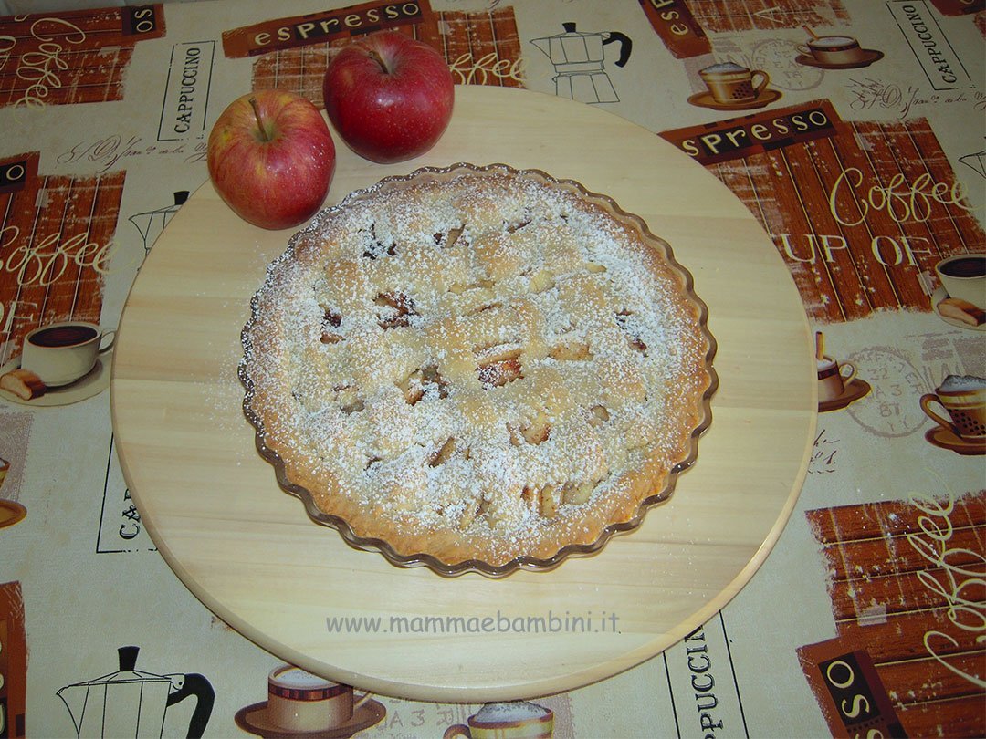 ricetta crostata mele facile