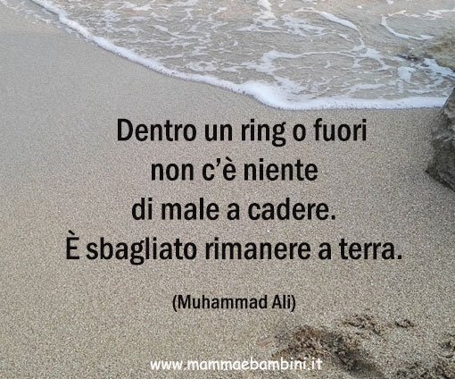 Frase sul cadere e rialzarsi