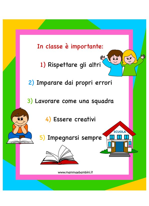 regole scuola rispetto