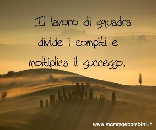 frase gioco di squadra