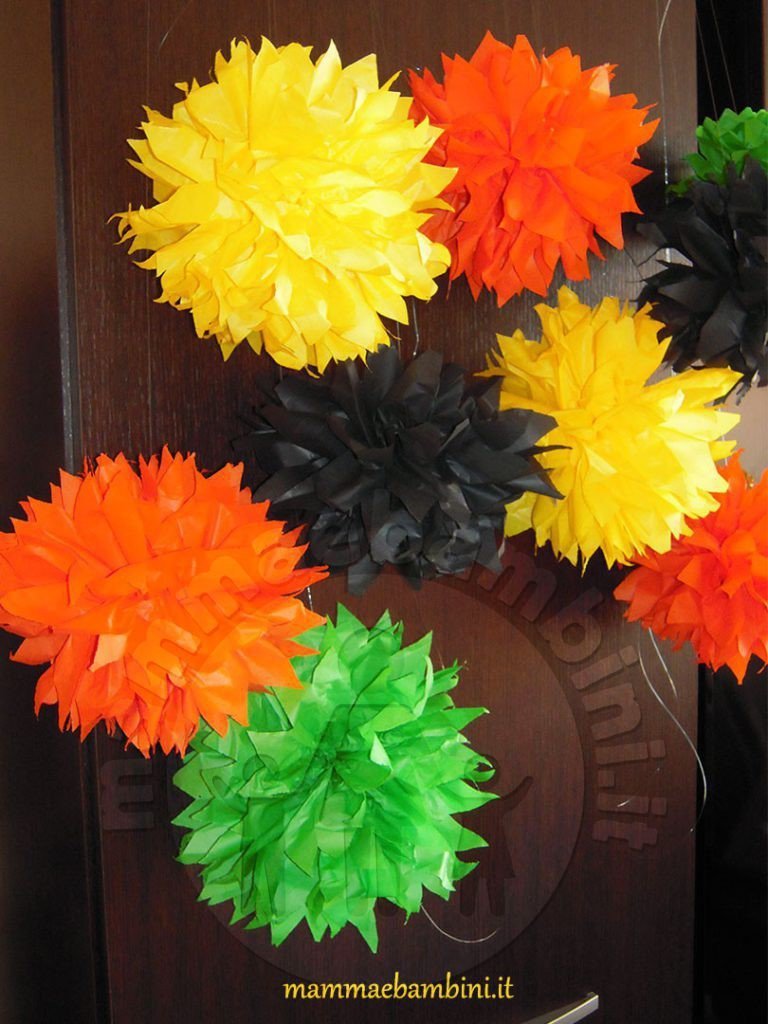 SUNBEAUTY 20 Pompon Decorativi In Carta Vellina Bianca – Set 3 Dimensioni (25/20/15 Cm) Per Feste, Matrimoni, Compleanni