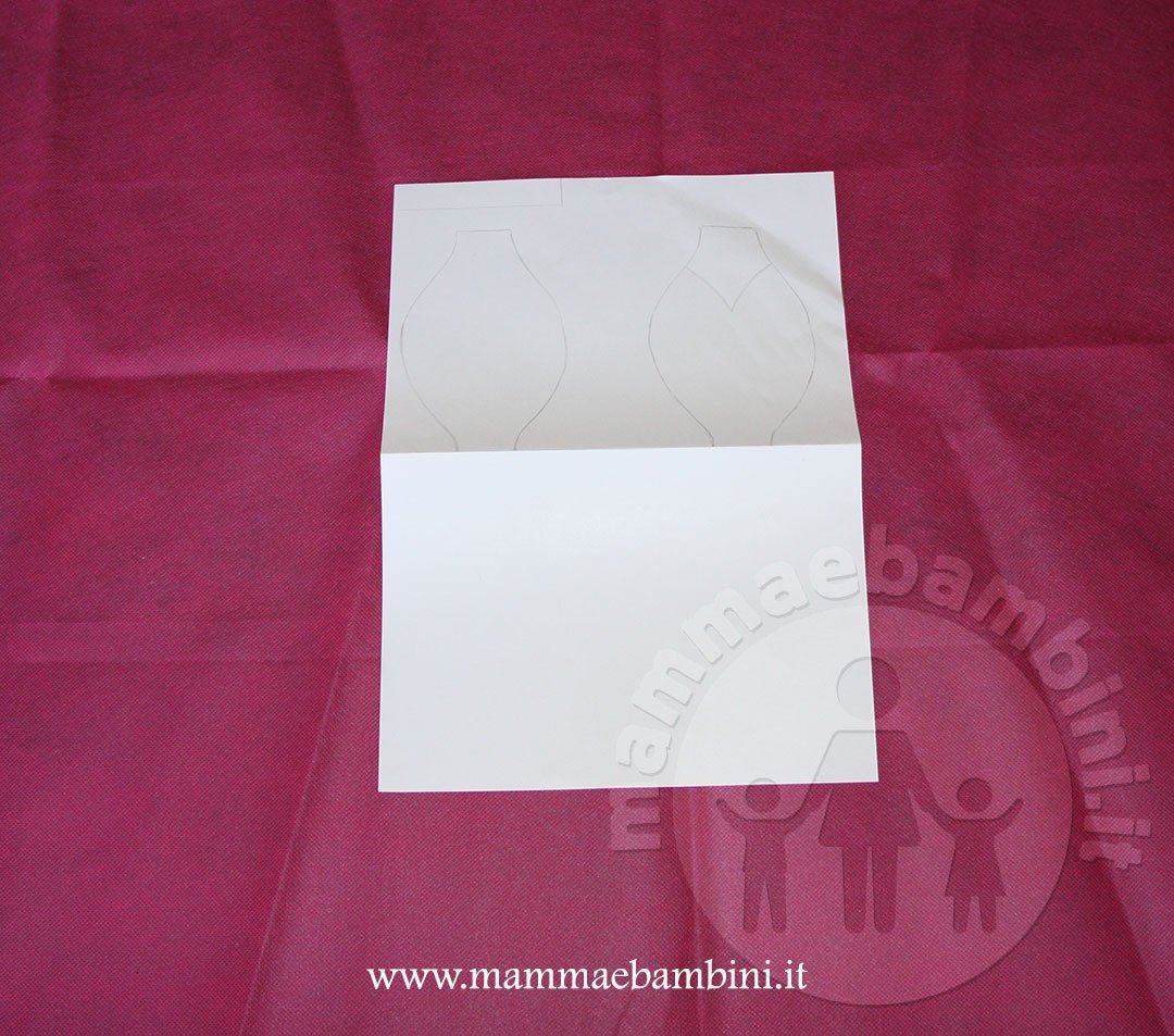Come ottenere sagoma per fiocco 3D 7 fiocco di carta arancione 12
