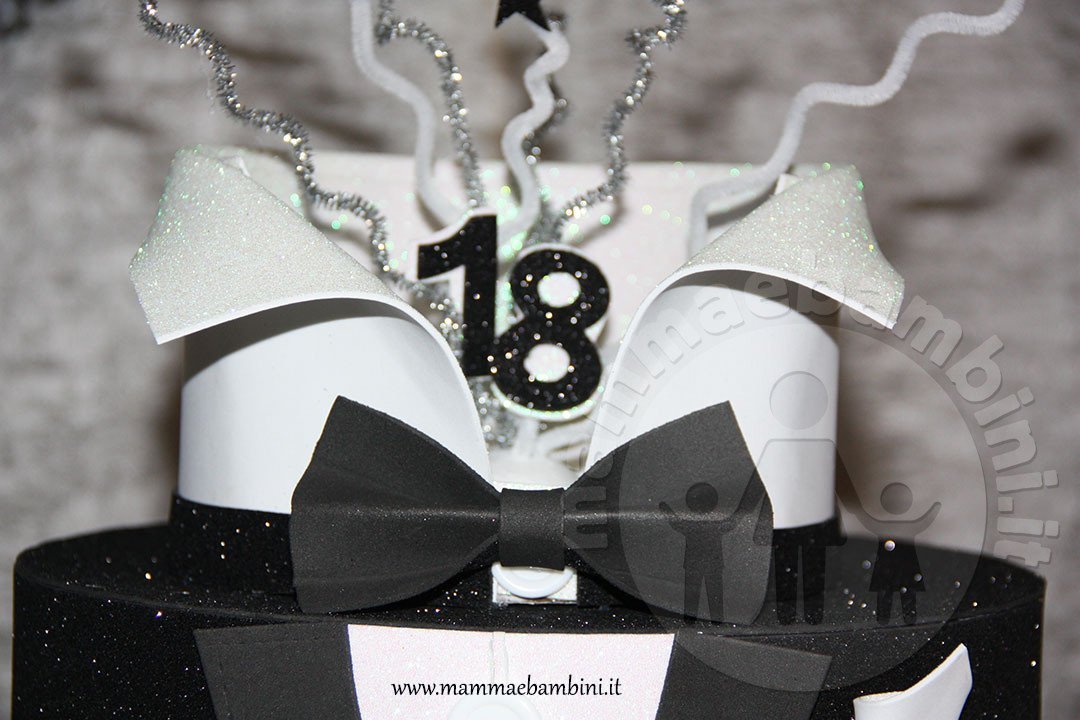 Torta smoking 18 anni finta 3 torta smoking 18 anni finta Dummy cake 01