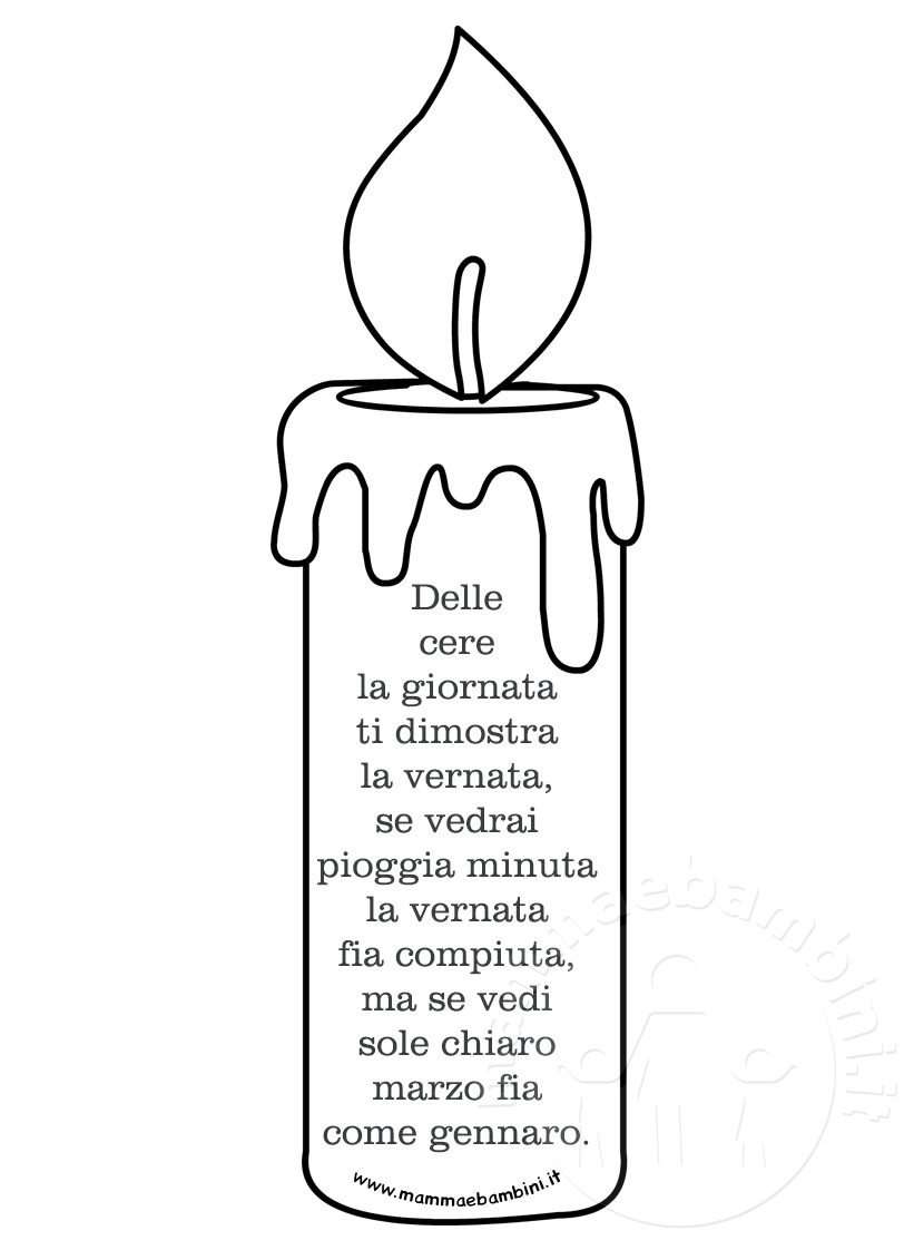 Proverbi sulla Candelora da stampare 3 proverbio candelora 03