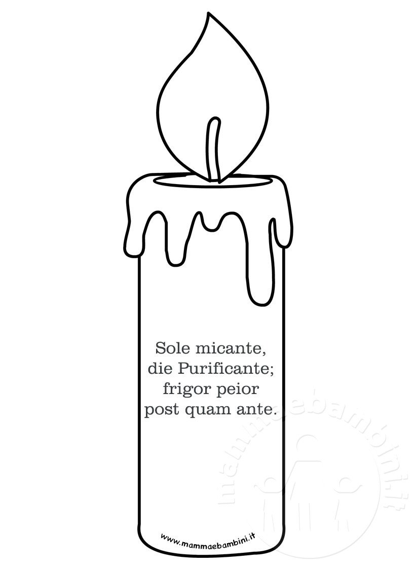 Proverbi sulla Candelora da stampare 7 proverbio candelora 07