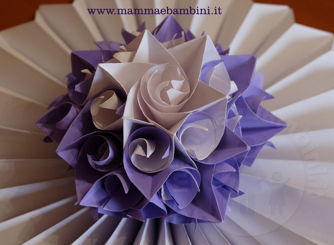 Video come realizzare fiore carta origami rosa 2 fiore di carta 00