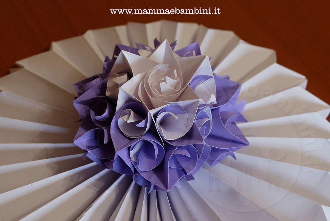 Video come realizzare fiore carta origami rosa 3 fiore di carta 01