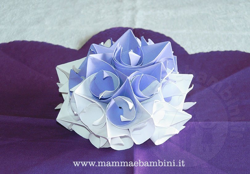 Video come realizzare fiore carta origami rosa 7 fiore di carta rosa origami 06