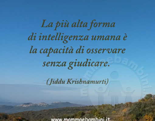frasi sul giudicare – Mamma e Bambini