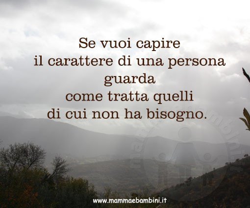 frase carattere persona