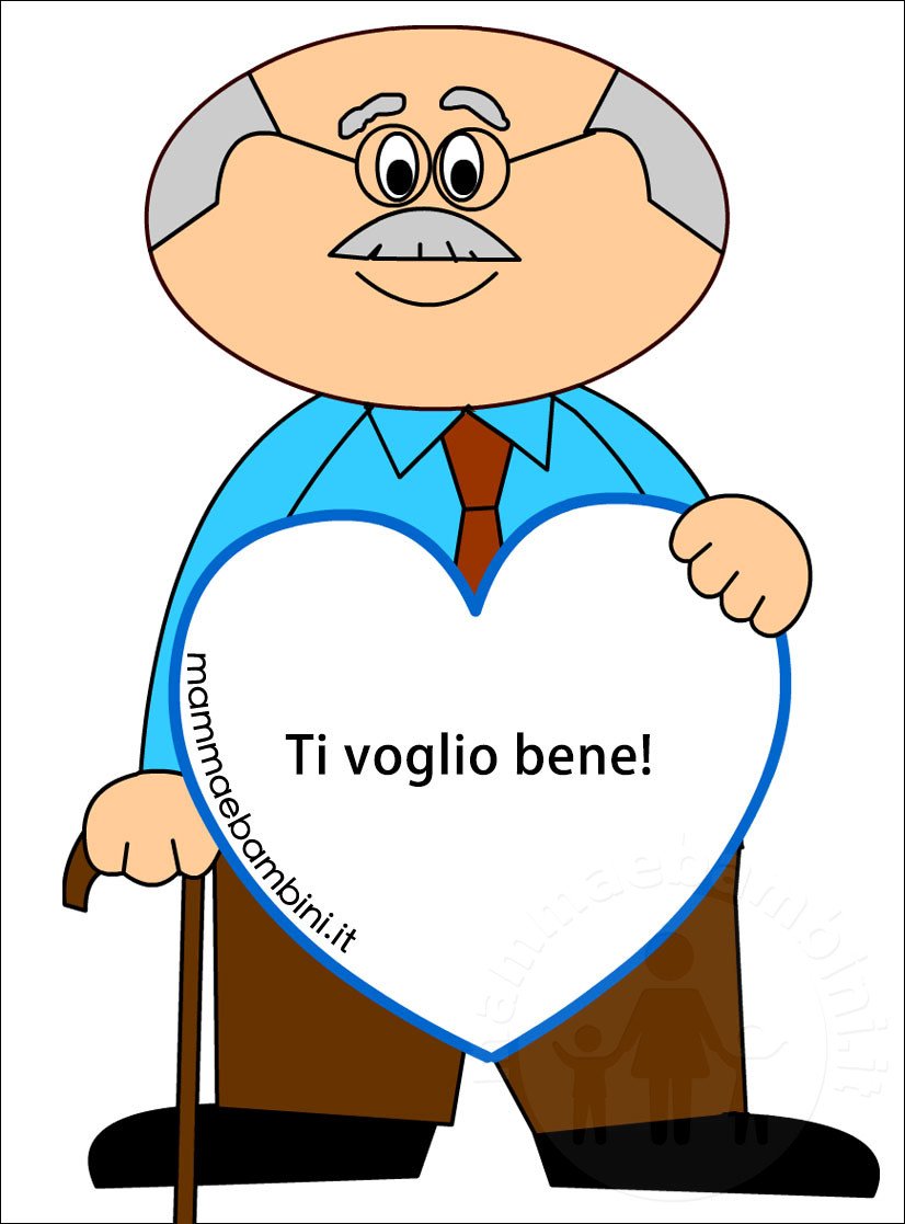 Nonno cuore frase ti voglio bene