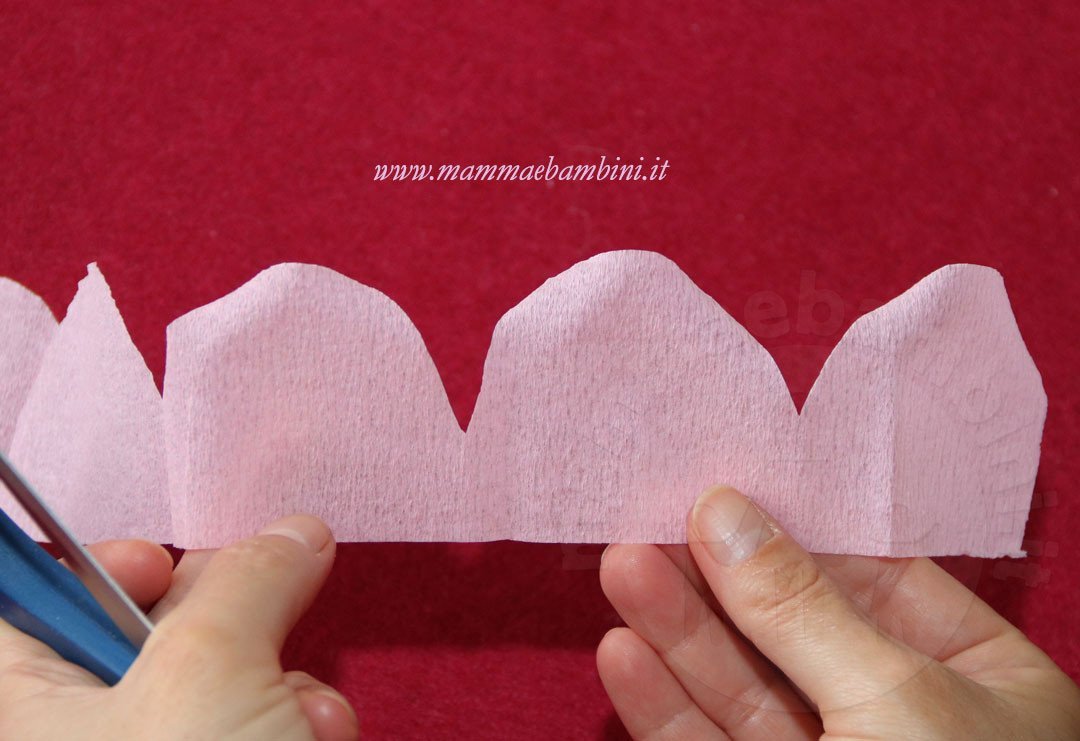 Tutorial rose di carta crespa facili 6 rosa in carta crespa 16