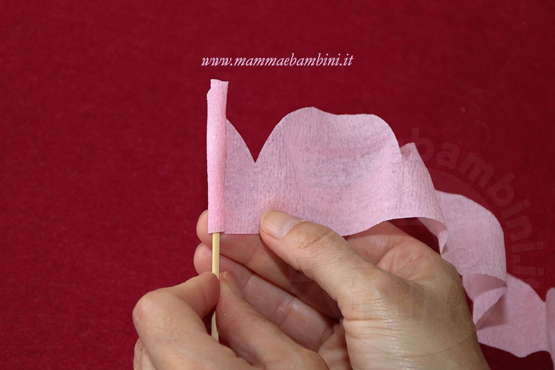 Tutorial rose di carta crespa facili 13 rosa in carta crespa 23