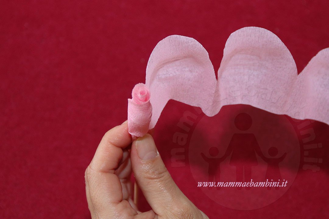 Tutorial rose di carta crespa facili 14 rosa in carta crespa 24