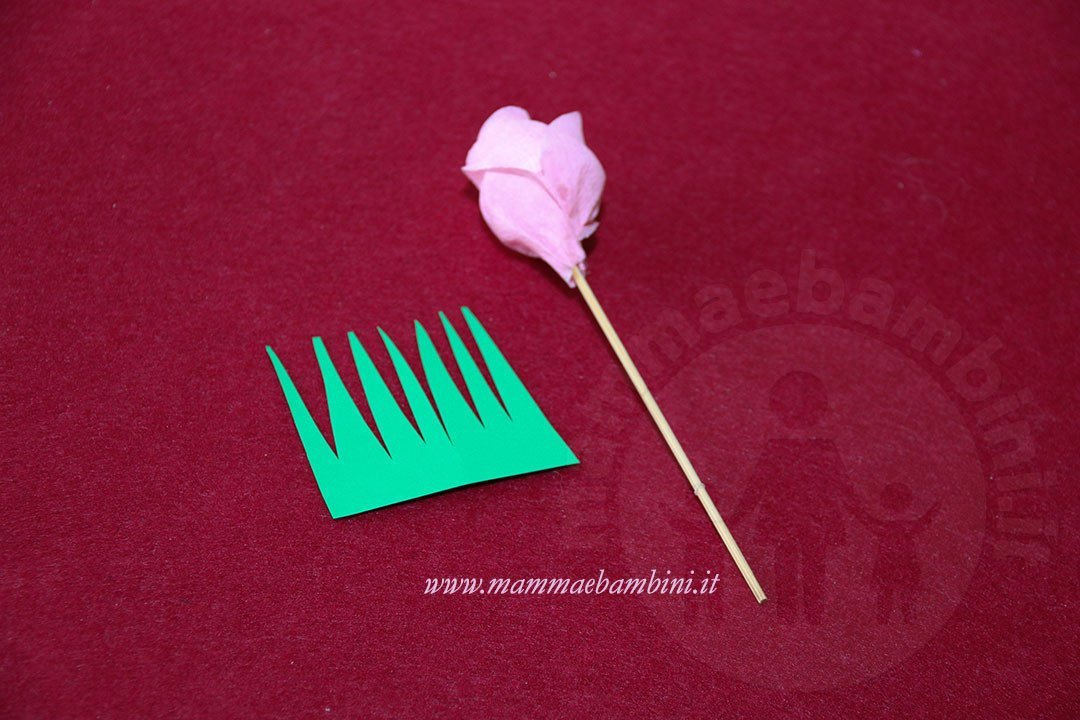 Tutorial rose di carta crespa facili 16 rosa in carta crespa 26