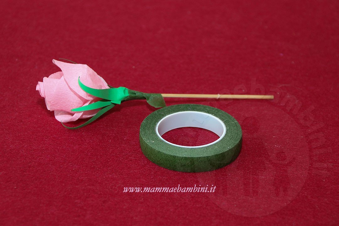 Tutorial rose di carta crespa facili 18 rosa in carta crespa 28